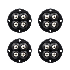 Adhesive Universal Caster Wheels Swivel Steel Ball Bearings Silent Furniture Casters Easy Installation No Drilling Required - Product Image 2