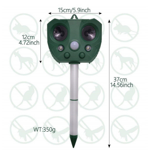Solar Ultrasonic Animal Repeller 1