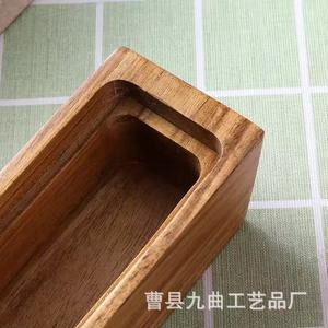 Rallador de queso de madera de acacia con cuchilla de acero inoxidable, herramienta de cocina para queso y frutas, duradero, solo se lava a mano. - Product Image 4