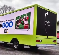 RGX P5 Led truk layar mobil Digital iklan luar ruangan Van Led papan iklan telepon genggam untuk dijual