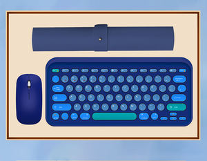 Cadeau d'entreprise, ensemble clavier et souris sans fil Bluetooth avec logo personnalisé pour cadeau de réunion annuelle VIP - Product Image 3