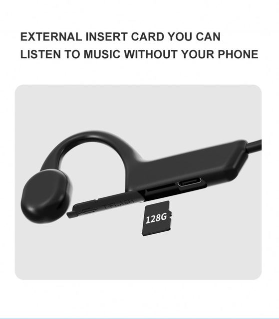X5 Bone Conduction Headphone With Bluetooth 5.4 Fast Transmission Low Power Consumption