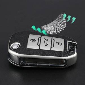Étui de clé de voiture en TPU de Style cuir <span class=keywords><strong>pour</strong></span> Peugeot 208 2008 308 3008 408 508 107 301 Citroen C4 CACTUS C5 <span class=keywords><strong>DS4</strong></span> DS5 support Fob - Product Image 4