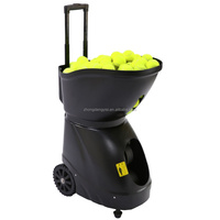 Micro-ordinateur Smart Tennis Pickleball Machine de balle d'entraînement Double contrôle Lanceur de lancer automatique Télécommande APP gratuite