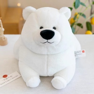 Lindo Oso de Peluche, Juguete de Peluche, Figura de Gato Blanco y Negro, Oso Polar para Abrazar, Almohada de Animal - Product Image 6