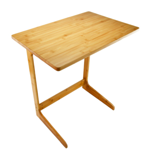 Mesa de sofá mesa de <span class=keywords><strong>TV</strong></span> mesa de ordenador portátil final, escritorio de aperitivos de bambú para cama de café comer escritura lectura sala de estar - Product Image 2