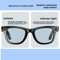 Gafas Inteligentes HD 800w con Cámara, IA para Grabación de Video, Traducción por IA, WIFI, Antivibración, Control Táctil y por Botones