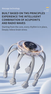 Masseur de tête vibrant intelligent rechargeable automatique à 10 têtes, type pieuvre, pour le cuir chevelu - Product Image 2