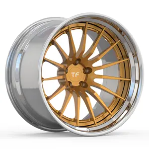 Multi Spokes 2 Piece Forged Deep Dish 20inch Concave Wheels 5X112 For Audi R8