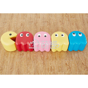 Moetry Pacman Soft Seating Stool Set Colorful Modern Foam Bench Soft Chair for Nursery Classroom Preschool <span class=keywords><strong>Creche</strong></span> Hotel Use - Product Image 4