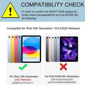 Coque Étui avec Clavier <span class=keywords><strong>pour</strong></span> <span class=keywords><strong>iPad</strong></span> 11ème Génération A16 2025 11 Pouces et <span class=keywords><strong>pour</strong></span> <span class=keywords><strong>iPad</strong></span> 10ème Génération 10.9 Pouces avec Pavé Tactile - Product Image 5