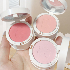 6 colores OEM versátil fácil de mezclar Dulce Crema femenina terciopelo niebla mate contorno Natural impermeable rubor en polvo con hojaldre - Product Image 3
