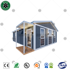 Casa Prefabricada Modular Resistente de Acero Ligero con Techo a Dos Aguas, Tamaño Personalizable, Terraza Opcional para Aplicaciones en Múltiples Escenarios - Product Image 2