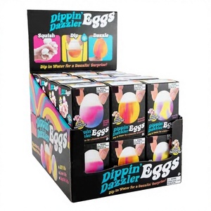 New <b>Egg</b>-Shaped Squishy <b>Toy</b>-Color-Changing Slow Recovery Stress Relief Soft TPR Material Unisex Age 14+ - Product Image 2