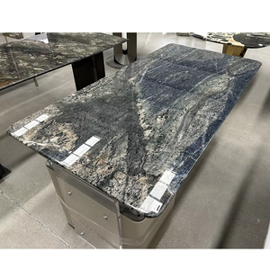 Tavolino da Caffè in Pietra Naturale di Stile Moderno di Lusso, Tavolo <span class=keywords><strong>Rettangolare</strong></span> in Travertino di Alta Qualità, <span class=keywords><strong>Arredamento</strong></span> per <span class=keywords><strong>Soggiorno</strong></span> - Product Image 6