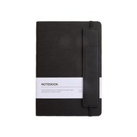 Nouveau modèle Carnets en cuir PU Carnet de notes recyclées avec logo personnalisé A5 et fente pour stylo