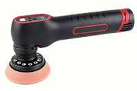 Polisseuse orbitale sans fil mini 10,8-12V DA, excentrique 8mm/12mm, tampon 30-75mm, affichage numérique 4 vitesses pour le detailing automobile
