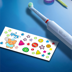 Cepillo de Dientes Eléctrico Rotatorio Recargable Automático para Niños, 3 Modos de Limpieza, Cerdas Medianas, Resistente al Agua IPX7, 90 Días de Autonomía - Product Image 6