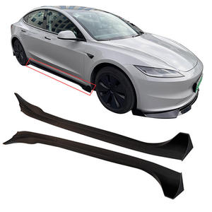 Pièces de carrosserie automobile : Lame avant, diffuseur arrière, jupes latérales pour Tesla Model <span class=keywords><strong>3</strong></span>, nouveau kit de pare-chocs à fixation par boulons, ajustement universel - Product Image 5
