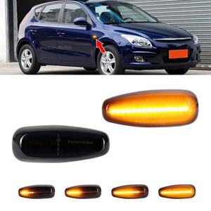 Feux de signalisation latéraux étanches pour <span class=keywords><strong>Kia</strong></span> Pro Ceed Estate Rio III Hyundai i30 Azera Elantra voyant séquentiel - Product Image 1