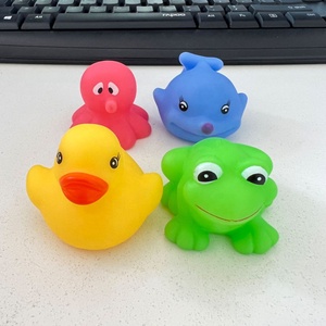 Giocattoli da Bagno in Gomma per Bambini, Paperella Sonora per Vasca e Doccia, Giocattoli Animali per il Bagnetto - Product Image 5