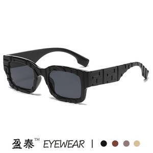 F Brand Square Sunglasses UV400 PC <b>Frame</b> Unisex Fashionable Sun Protection - Product Image 2