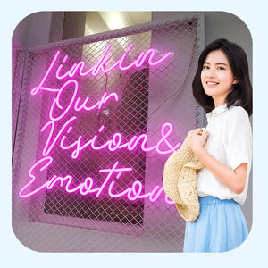 DS2023 Electronic Oh Baby Led logo Letter Lash <span class=keywords><strong>Sexy</strong></span> Love Good Vibes Open Activity Anime Lights Happy Birthday Neon Sign - Product Image 5