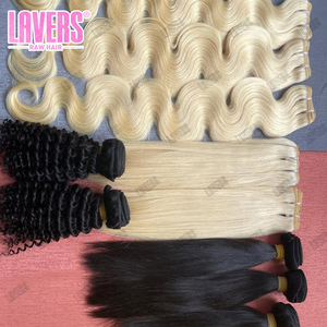 LAVERS-Extensiones de cabello humano virgen brasileño, mechones de cabello humano de alta calidad, 15A - Product Image 5