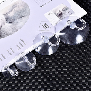 Crochets à ventouse transparents Soumei Hidemi, 7 pièces, amovibles, forte adhérence, pour cuisine, salle de bain, toilettes, vêtements - Product Image 4
