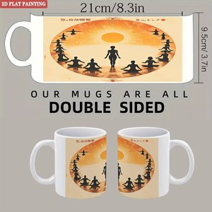 <span class=keywords><strong>Tasse</strong></span> <span class=keywords><strong>personnalisée</strong></span> de 11 oz avec citation amusante, texte personnalisé, cadeau pour amis et collègues - Product Image 4