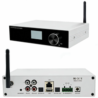 Amplificateur stéréo HiFi Cloudyx 100Wx2 pour réseau domestique, Bluetooth, AirPlay, DLNA, Tidal, USB, WiFi 5.4, en alliage d'aluminium