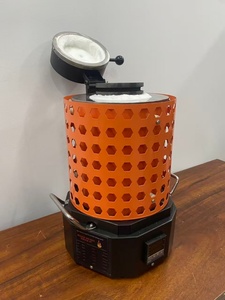 Fourneau de fusion, adapté à la fusion de l'or, de l'aluminium et du cuivre. Livré avec 1 à 3 kilogrammes de creusets en graphite. - Product Image 2