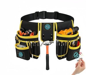 Multifunctional Adjustable Multi Pocket Magnetic <b>Tool</b> <b>Pouch</b> Waist Bag Storage <b>Belt</b> - Product Image 5