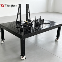 Table de soudage 3D D16 en fonte haute précision, résistante à l'usure, avec surface traitée au chaleur/azote, pour petites pièces de machines de précision