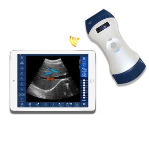 K-DC100 pemeriksaan Wifi tipe 2 in 1 <span class=keywords><strong>Probe</strong></span> kepala ganda klinik hewan warna Doppler <span class=keywords><strong>Probe</strong></span> <span class=keywords><strong>ultrasound</strong></span> nirkabel - Product Image 3
