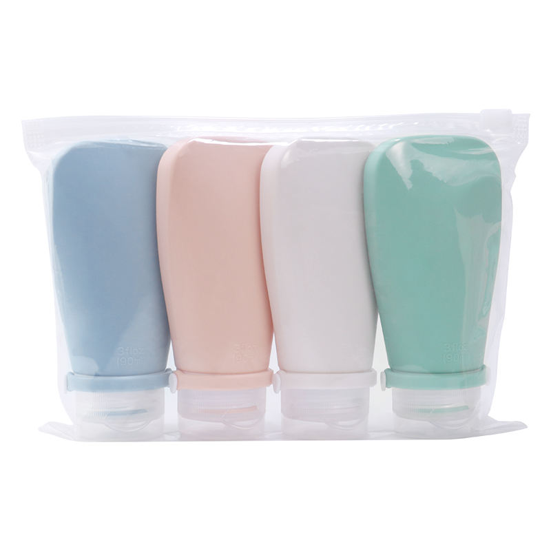 4 pack x90ml with PEVA bag