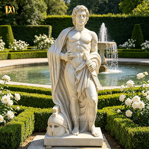 Estatua de Ares, Dios de la Guerra, de Mármol Blanco de Tamaño Real para Decoración de Jardín Exterior - Product Image 1
