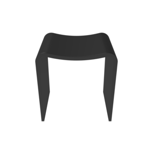 Tabouret de douche moderne antidérapant en surface solide pour salle de bain, vente en gros, pour fabricant de tabourets de douche noirs - Product Image 2