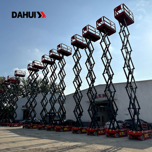 Plateforme élévatrice à ciseaux autopropulsée électrique DAHUI GTJZ14, hauteur maximale 13,8 m, capacité 100 kg, jambes pliables, compacte 2,8 m - Product Image 3