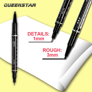 Pennarelli Permanenti a Doppia <span class=keywords><strong>Punta</strong></span> all'Ingrosso con Logo Personalizzato, Scrittura Fluida, <span class=keywords><strong>Punta</strong></span> <span class=keywords><strong>Fine</strong></span> per Uso Scolastico e d'Ufficio - Product Image 4