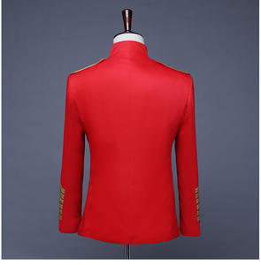 Veste rétro gothique pour <span class=keywords><strong>homme</strong></span>, veste longue steampunk victorienne, haut steampunk, col montant, manches longues, décontracté - Product Image 3