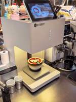 Impresora de Alimentos, Impresora de Etiquetas de Inyección de Tinta Comestible Totalmente Automática, Imprime Cualquier Patrón, Pantalla Táctil, 600dpi, Multicolor, Conexión WiFi