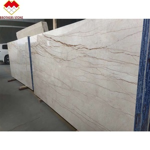 Marbre beige doré Menes hautement poli avec des lignes dorées, prix du marbre Sofitel Gold bon marché pour les carreaux muraux et de sol - Product Image 5