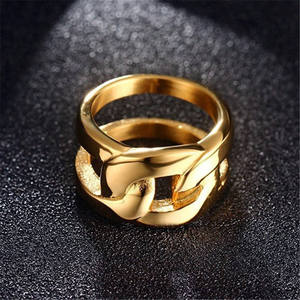 Anillo <span class=keywords><strong>de</strong></span> Acero Inoxidable para Hombre, Estilo Europeo y Americano, Hip Hop <span class=keywords><strong>Rock</strong></span>, Pulido, <span class=keywords><strong>de</strong></span> Cara Ancha, Regalo Cálido <span class=keywords><strong>de</strong></span> Otoño e Invierno - Product Image 5