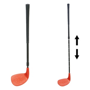 ไม้กอล์ฟฝึกซ้อมแบบปรับได้รุ่นใหม่ หัวไม้พลาสติก พร้อมโลโก้สั่งทำได้ ไม้พัตเตอร์แบบยืดหดได้ ปรับความยาวได้ - Product Image 2