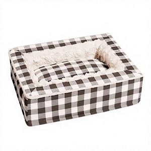 Cama Rectangular para Perros y Gatos de Cuatro Estaciones, con Funda Extraíble, Ecológica, Antideslizante, de Felpa Suave y Cómoda, Venta al Por Mayor - Product Image 5