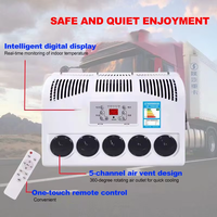 Aire acondicionado eléctrico de 12V/24V, máquina integrada de refrigeración, aire acondicionado de estacionamiento para estacion