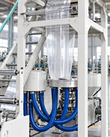 Machine de soufflage de film haute vitesse SJ-H60 FM1000 pour la production de sacs gilet de supermarché, sacs poubelle, et films HDPE/LDPE