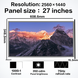 Écran LCD MV270QHM-N30 N40 N61 27 pouces 92 broches 75 Hz pour PC tout-en-un, écran QHD - Product Image 2