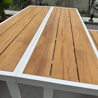 Table et banc de pique-nique multifonctionnels de style minimaliste occidental post-moderne